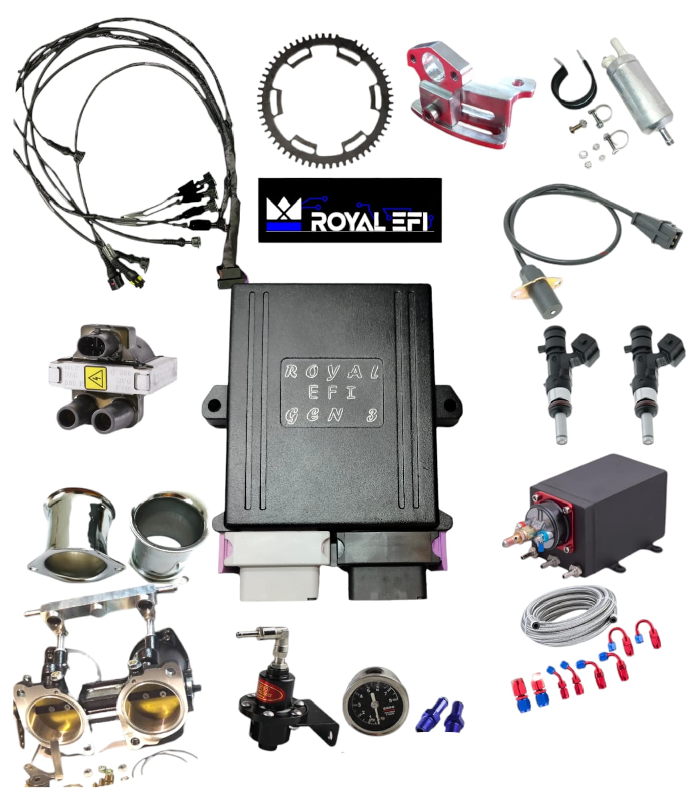 KIT INIEZIONE ELETTRONICA ROYAL EFI GEN 3 PER FIAT 500/126