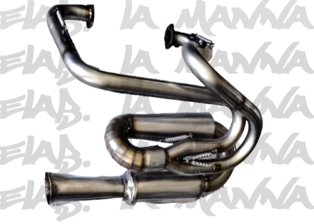 SCARICO IN ACCIAO INOX "TORNADO" PER FIAT 500/126