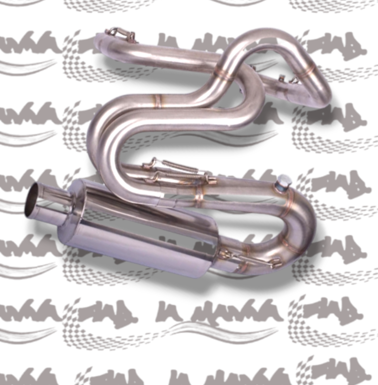 SCARICO IN ACCIAO INOX "MAGIONE" PER FIAT 500/126