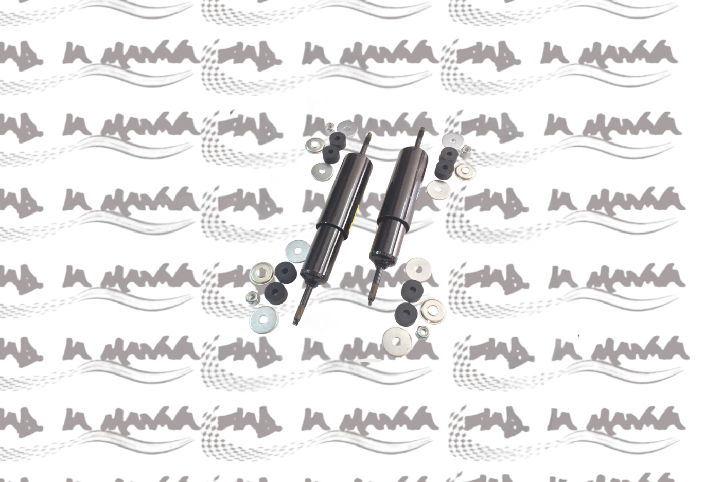 COPPIA AMMORTIZZATORI ANTERIORI CON GOMMINI PER FIAT 500