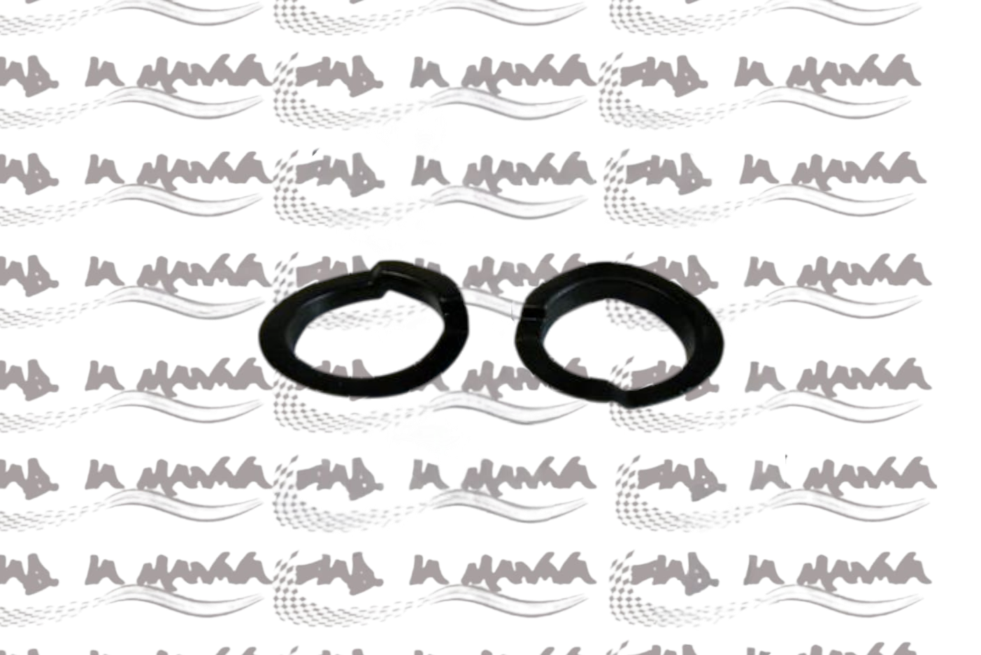 COPPIA ANELLI GOMMA MOLLONI POSTERIORI PER FIAT 500 D