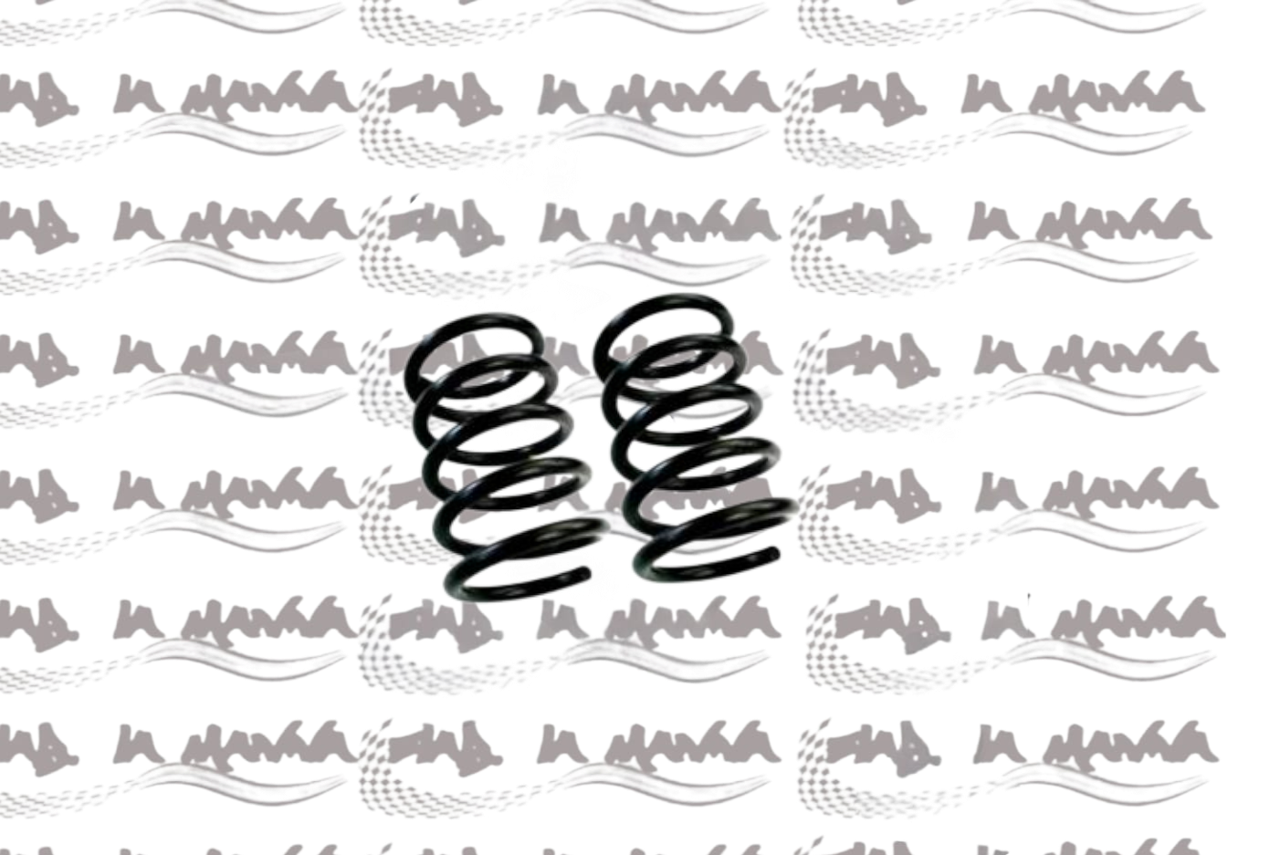 COPPIA MOLLE SOSPENSIONE POSTERIORE ALTEZZA 17 CM PER FIAT 500