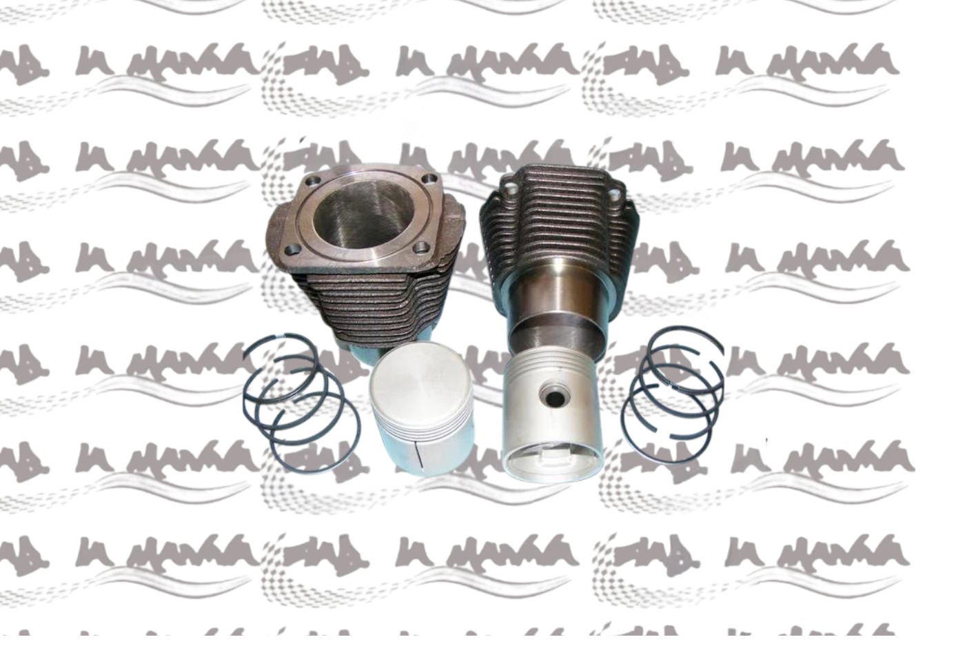 KIT CANNE E PISTONI DA 67,4 MM 499 CC PER FIAT 500 D / F / L
