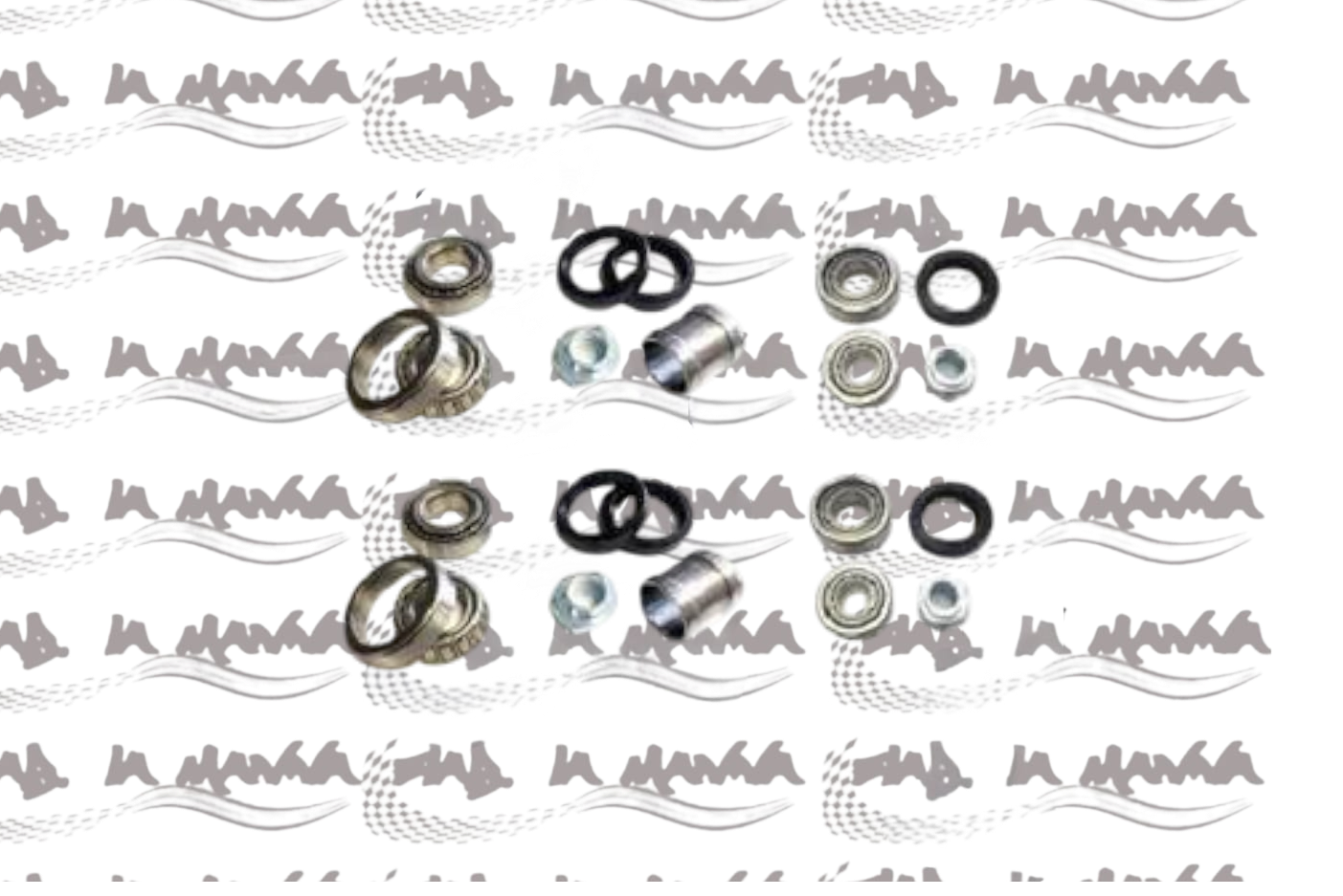 KIT CUSCINETTI RUOTA COMPLETO PER FIAT 500 F / L / R