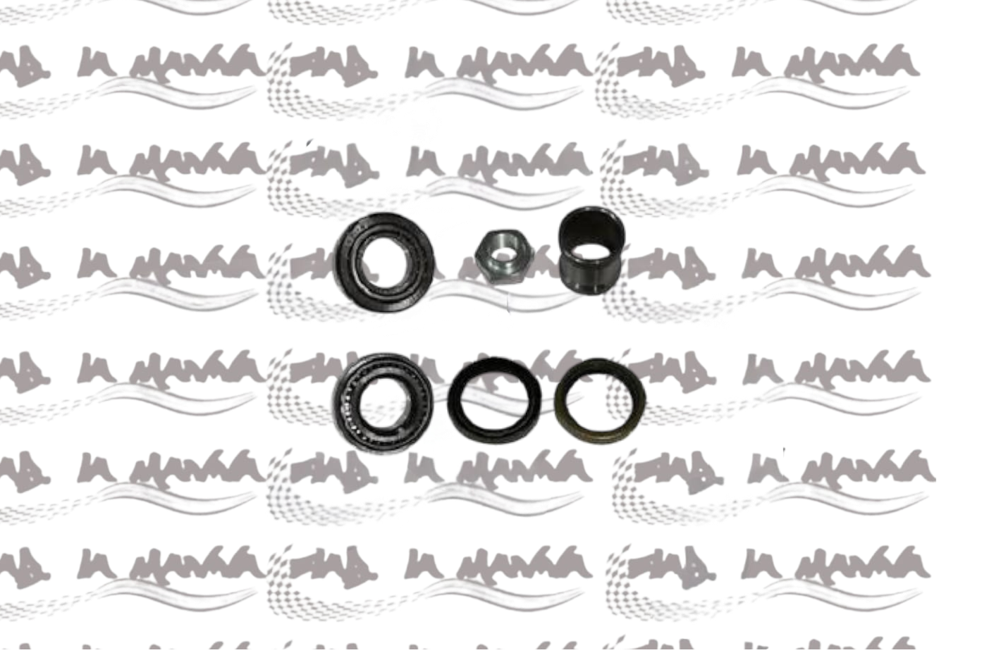 KIT CUSCINETTI RUOTA POSTERIORE PER FIAT 500 N / D (fino a telaio 622862)