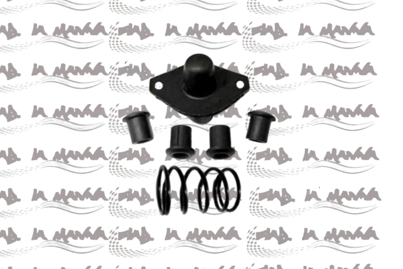 KIT SUPPORTO MOTORE COMPLETO CON MOLLA PER FIAT 500 N / D / F / L