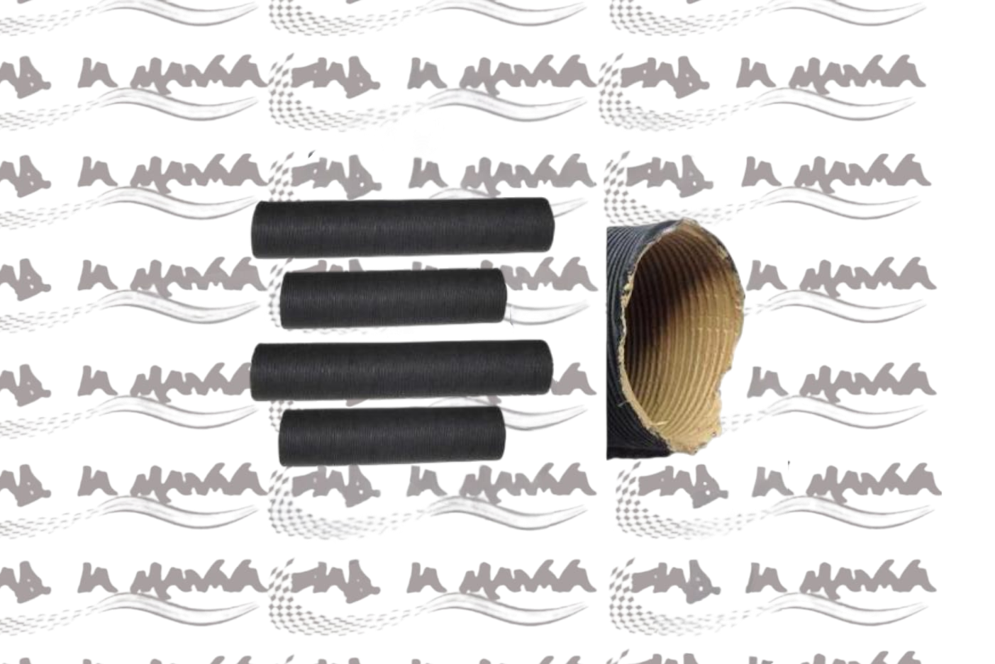 KIT TUBI CARTA E ALLUMINIO ARIA RISCALDAMENTO ABITACOLO PER FIAT 500 D / F / L / R /GIARDINIERA